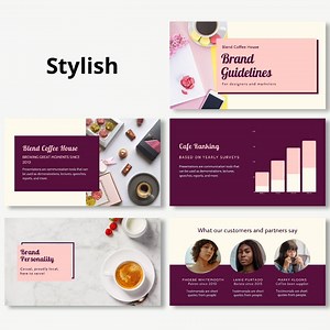 When using our templates, don’t forget to adapt them for your brand - one template can be used in lots of different ways! 🎨 What is your brand style? bit.ly/presentation-templates | Canva