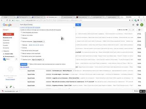 Gmail. Ordenar el correo en Gmail por filtros, etiquetas y colores.