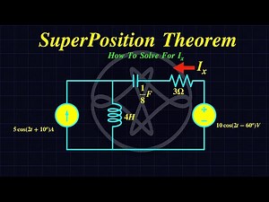 Superposition Theorem Explained | Solving for 𝐼𝑥 in AC Circuits