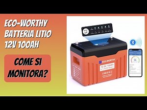 RECENSIONE (2025) : ECO-WORTHY Batteria Litio 12V 100Ah. DETTAGLI