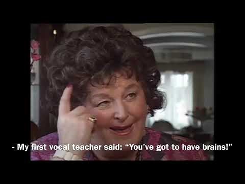 BIRGIT NILSSON - Interview (1988) - English subtitles.