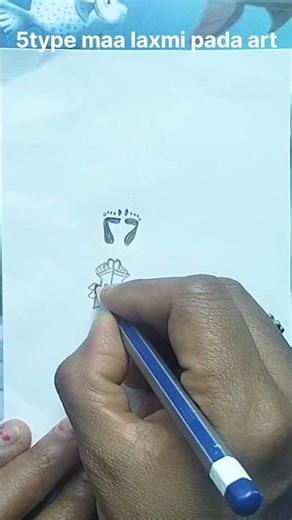 5type maa laxmi pada art#trending #art #shortsvideo