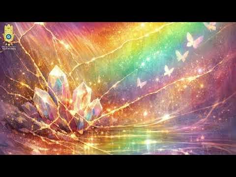 444 Hz Iridescent Auric Healing | Rainbow Crystal Energy Cleanse | Transmute Negative Vibrations BTH