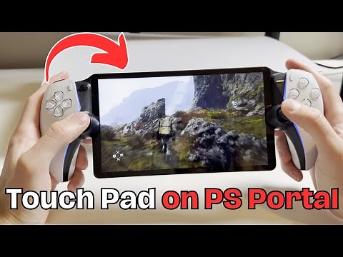 How to Use a Touch Pad on PlayStation Portal (Button location)