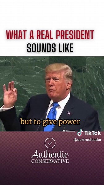 What a real president sounds like #trump #donaldtrump