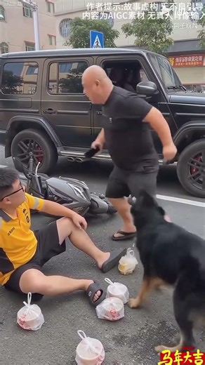 Rare sight of dogs, humans and animals living in harmony, animism, boo absurdity 🧝 P717