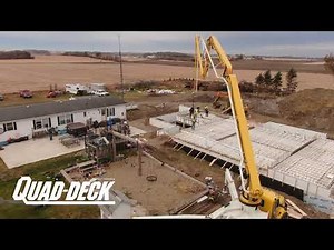 Concrete Roofs & Floors with Quad-Deck Insulating Forms