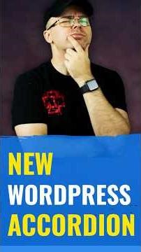 WordPress 6.9 NEW Accodion Block Overview