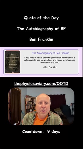 The autobiography of Ben Franklin: #quoteoftheday #quotes #booktok #benfranklin