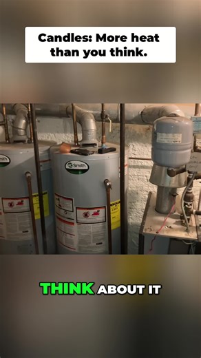 Watts vs. BTUs explained with a candle! Mind blown. 🔥 #HVAC #Engineering #Science #DIY #Tech