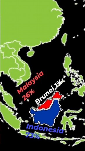 The Island That's Literally Split Into 3 Countries #mindblown #worldfacts