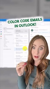 Color code your emails in Outlook 🎨 | Miss Excel