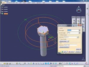 CATIA V5 - BOLT MODELING [카티아스쿨]