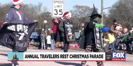 Annual Christmas parade held in Travelers Rest