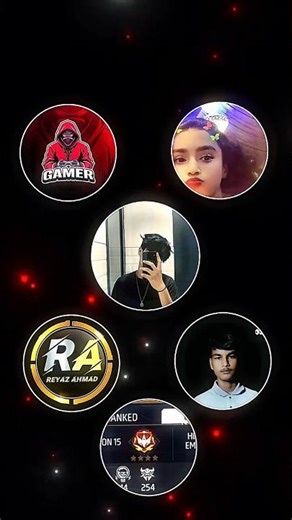 Collab with Cute Subscribers ❤️🩵 | Aesthetic Edit 💥💫 | 7 Friends Collaboration Video