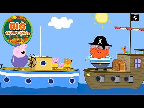 Peppa Pig Rides in a BIG Boat Adventure! ⛵Peppa & George: Sailing Day Out | Full Episodes | 49 Mins