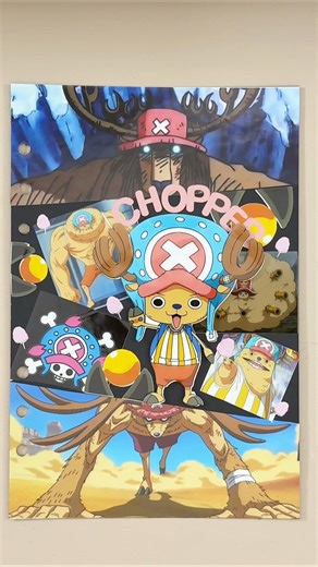 ASMR Journal 🌸 “Chopper” One Piece Collage #journal #onepiece #chopper #asmr #scrapbooking #collage