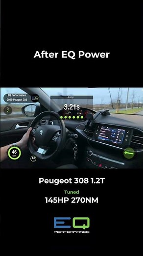 Peugeot 308 SW 1.2 PureTech Stage 1 remap 0-100km/h