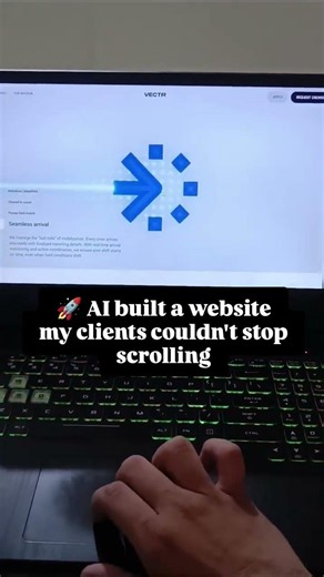 🚀 AI Built a Website My Clients Couldn't Stop Scrolling