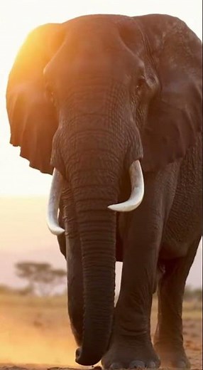🐘 Elephant Walking in Slow Motion