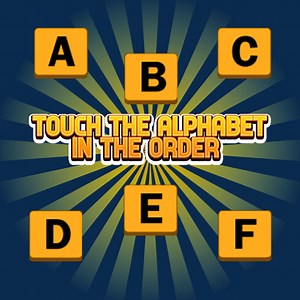 Touch The Alphabet In The Oder: Play Touch The Alphabet In The Oder online for free now.