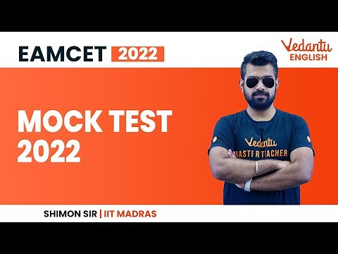 EAMCET 2022: Maths Mock Test [EAMCET Important Questions of Maths] | Shimon Sir | Vedantu Enlite
