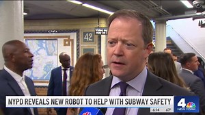 NYPD unveils new robot to increase subway safety