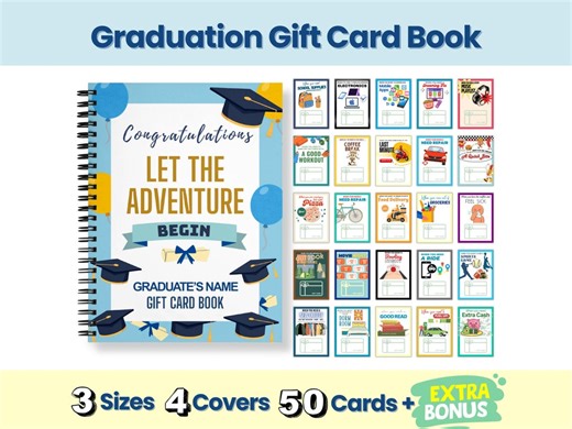 Graduation Gift Card Book – College Survival Kit, Printable Booklet (digital File) - Etsy