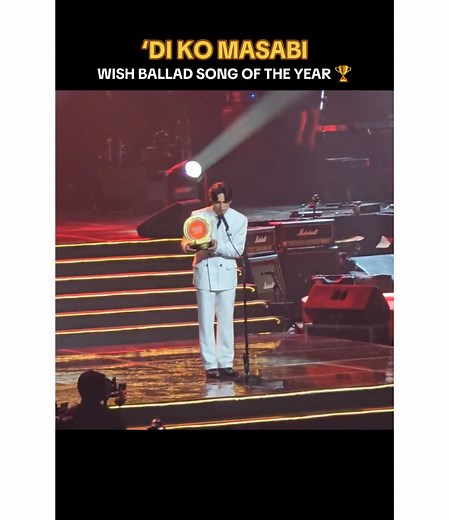 Congratulations, Stell! ✨ —crying happy tears right now. thank you to those who voted and believed. thank you, Wish, for celebrating OPM and giving it a global platform. and of course, thank you, Mr. C, for this masterpiece! 🥹👏🏻 🎥: philconcerts STELL UNANG WAGI SA WISH @Stell Ajero #Stell #DiKoMasabiBalladSOTY