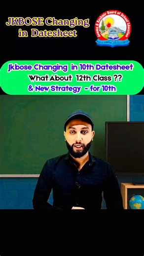 21K views · 129 reactions | Jkbose 10th Class New Datesheet What About 12th Class - Now New Strategy for 10th Class #jkbose | Jk Study Materials | Facebook