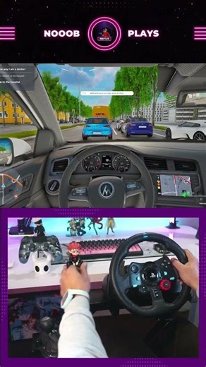 Manual Transmission + City Traffic 😬 G29 City Driver Gameplay #shorts