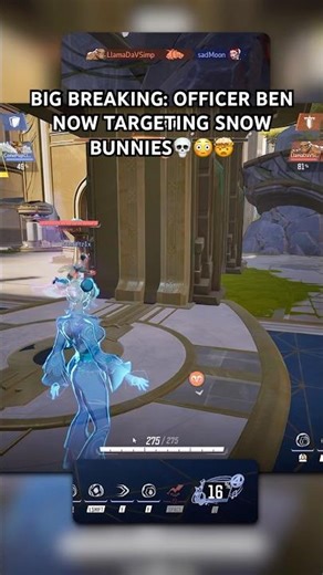OFFICER BEN NOW TARGETING SNOW BUNNIES!!💀😳🤯#marvelrivals #marvelrivalsgameplay #shorts