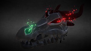 Dragon Skull (Bones) - 3D model by John (@JohnHB)