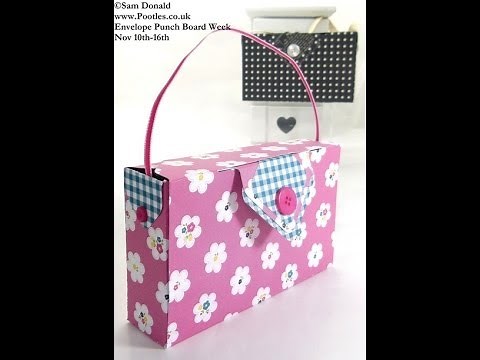 Stampin Up UK ENVELOPE PUNCH BOARD WEEK Clutch Bag