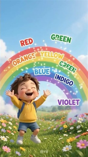 Learn All 7 Rainbow Colors | Red, Orange, Yellow, Green, Blue, Indigo & Violet | Kids Learning