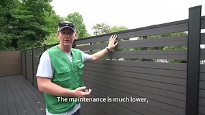 mondaria Complete Kit 8 ft. H x 6 ft. W Black Composite Privacy Fence Panel and Post Kit CF00304