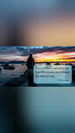 Learn From Failure | Dale Carnegie Motivational Quote