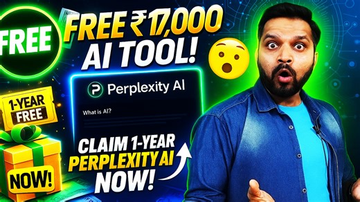 🚨 LIMITED TIME OFFER! Get Perplexity AI Pro absolutely FREE for 1 full year — worth a whopping ₹17,000! 😱 No hidden charges, no credit card required! Just claim and start using one of the most powerful AI tools out there for research, writing, coding & more. 🤖✨ 🎁 What You Get: ✅ 1-Year FREE Subscription to Perplexity AI Pro ✅ ₹17,000 Value – 100% FREE ✅ Unlimited Access to Advanced AI Features ✅ Trusted by Students, Creators, and Professionals! 🔥 Don’t miss this insane deal – It won’t last 