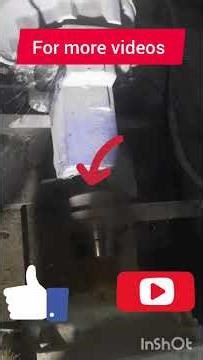 Pump alignment with filler gauge and blade #mechanicalengineering #shorts