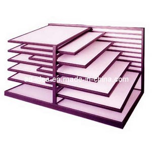 [Hot Item] Multi Layers Wall Tile Floor Tile Display Granite Marble Metal Advertising Exhibition Equipment Display Rack for Tile