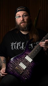 Check out this in-stock Kyber with a Purple California Burst finish over Quilted Maple. This one is available and ready to ship! #kiesel #kieselguitars #guitar #kyber #instock | Kiesel Guitars