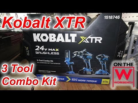Kobalt XTR 24-Volt 3 Tool Combo Kit and Impact Driver Test