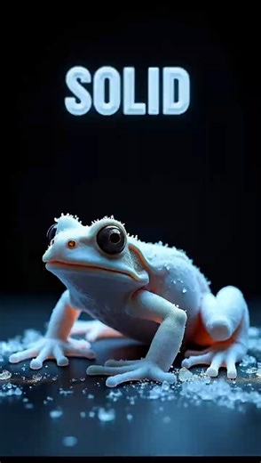 FROZEN wood frog comes back ALIVE