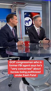 Rep. Brian Fitzpatrick (R-PA), the only former FBI agent serving in the House, says he's "very concerned" about political pressure at the FBI, as the top agent at the New York office says he was forced out of his job over clashes with the Justice Department. "The FBI needs to be completely nonpartisan, completely apolitical." He says he will "absolutely" talk to the new FBI director, Kash Patel, about his concerns, and suggests that potential agents should be tested for political bias as part of