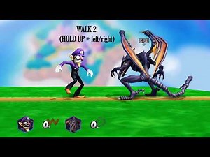 PROJECT M EX REMIX 0.95DX WALUIGI (MKHT VERSION) MOVESET SHOWCASE