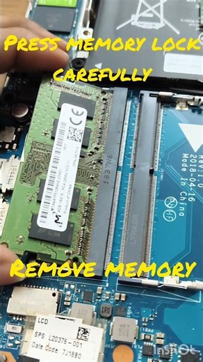 How to remove and reset laptop memory#shorts#viralshorts #laptop#ram#memory#Nodisplay#blur issue