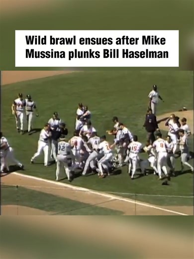 375K views · 3.2K reactions | Remember that wild brawl between the Mariners and Orioles back on 6/6/93? 勞 Things got heated after Mike Mussina plunked Bill Haselman, leading to a bench-clearing melee! Classic baseball drama. (via MLB) #MLB #BaseballHistory #Mariners #Orioles #Throwback | MLB Throwbacks | Facebook