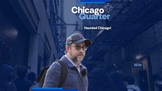 Ghost stories are more than just spooky tales at DePaul! During Chicago Quarter, writer and professor Alan Ackmann and his first year students discover the origins of ghost stories and the reasons we share them. They also delve into how traditions like All Hallows’ Eve, Día de los Muertos, and the Irish wake connect us to life, death, and the supernatural. Walk with the class during part of their tour of haunted landmarks in the Loop. Immersive excursions like these not only enrich students’ und