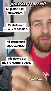 🇺🇸⚡️Aprende a decir estas frases médicas en inglés! Nunca sabes cuando las necesitarás usar! Como se dice Hinchado, inflamado, adolorido, hormigueo en inglés? #ingles #reels #inglesfacil #aprenderingles #inglesrapido | Fanchus English - Oficial