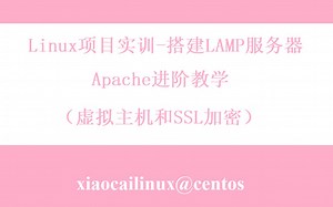 P7.Linux项目实训-搭建LAMP服务器（Apache进阶配置：虚拟主机和HTTPS）